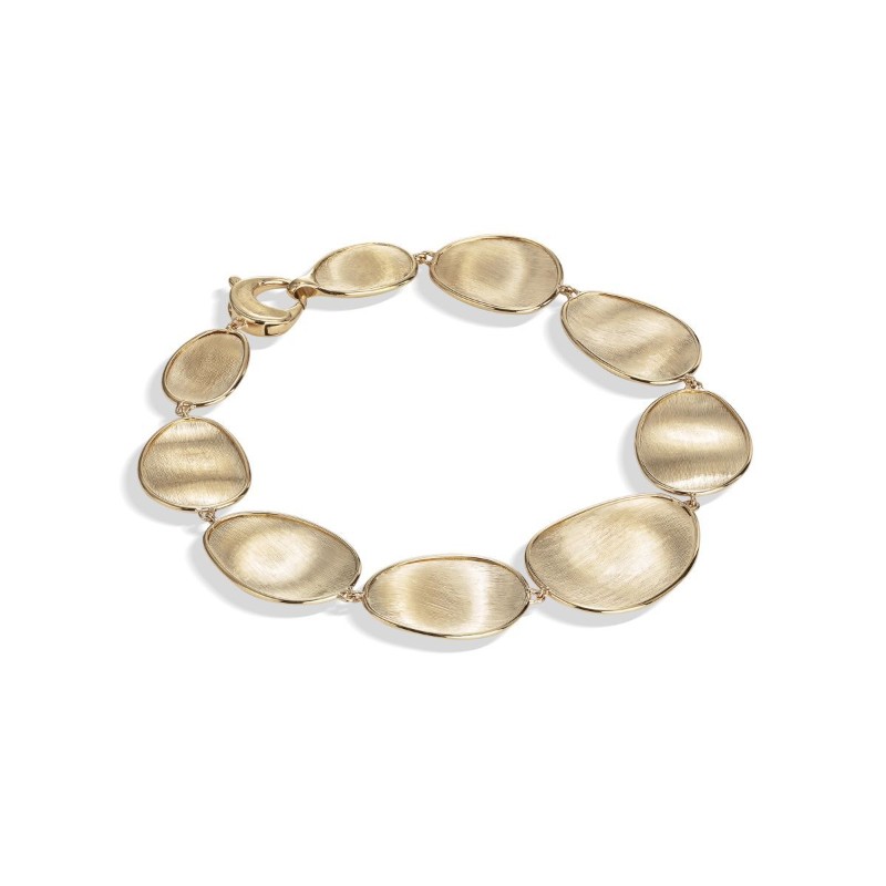 Gold Lunaria Graduated Medium Bracelet